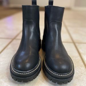 Time and Tru- Brand New lug Chelsea boots